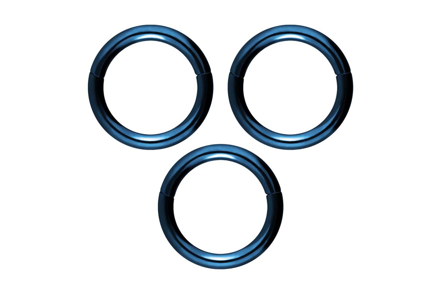 SET Chirurgenstahl Segmentring Clicker Piercing